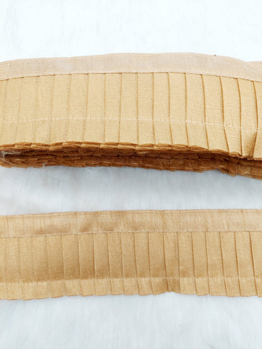 Silk Pleated Lace Trim, Decorative Trim, Trim by 3 Yards